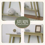 Kings Brand Furniture – Console étroite avec étagère de rangement pour couloir, entrée, vestibule, salon