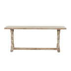 Console ou banc en bois avec finitions vieillies - Marron - Roche River Decor