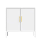 Armoire de rangement métallique avec 2 portes et 2 étagères réglables, armoire de rangement de garage verrouillable en acier, armoire de classement en métal