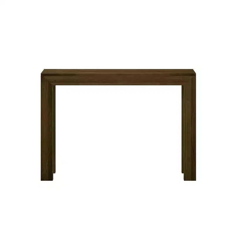 Plank+Beam 46 Table Console Moderne en Bois Massif, Table d'Entrée Étroite, Derrière le Canapé