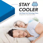 DynastyMattress Surmatelas en mousse à mémoire de forme 4 pouces CoolBreeze pour canapés-lits convertibles et pliants – Taille standard – Canapé non inclus – Fabriqué aux États-Unis