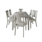 Ensemble de salle à manger classique 7 pièces en bois CraftPorch