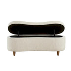 Banc de rangement rabattable INK+IVY Bailey Taupe Boucle