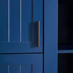 Armoire de rangement de cuisine sur pied Whisen 71H, grand buffet de salle à manger avec 6 portes et étagères réglables