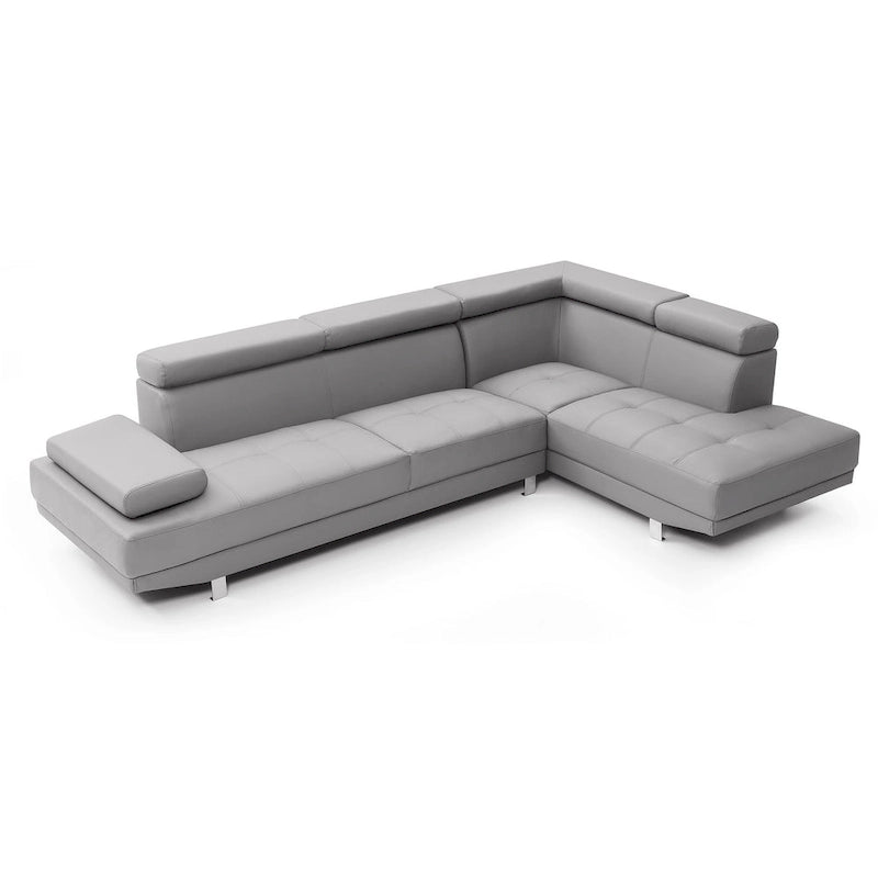 Canapé sectionnel en L 2 pièces en similicuir Riveredge de 277 cm de large - 76L x 109W x 28H