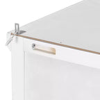 Garde-manger de cuisine autoportant Whisen 73 avec tiroirs et étagères réglables pour le rangement et l'organisation dans la salle à manger ou la cuisine