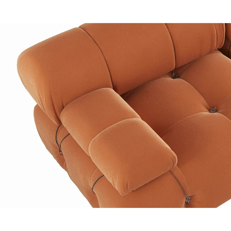 Canapé modulable réversible 3 places en velours