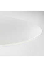 Table à manger ovale blanche