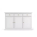 Tvilum, Buffet 3 portes et 3 tiroirs, Blanc