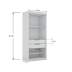 Ensemble de 2 armoires de coin Mulberry 3.0 modernes