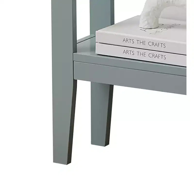 Console étroite avec étagères pour entrée, couloir ou salon