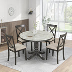 Ensemble de table à manger et chaises 5 pièces pour 4 personnes