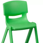 Emma et Oliver, ensemble table d'activités rectangulaire en plastique réglable en hauteur (60 cm x 120 cm) avec 6 chaises