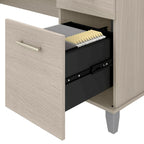 Bureau d'angle en L 60" Bush Furniture Somerset avec huche de rangement