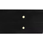 Meuble TV pour téléviseur de 95 pouces, console média extra-longue avec 2 portes et 4 tiroirs, grand meuble de rangement TV avec portes en verre cannelé