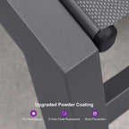 PURPLE LEAF Ensemble de 2 chaises longues de jardin, transats d'extérieur avec cadre en aluminium