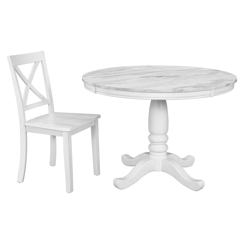 Ensemble de table à manger et chaises 5 pièces pour 4 personnes