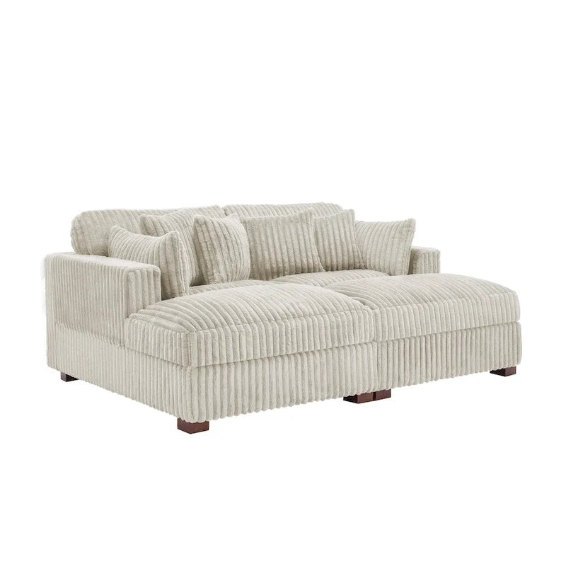 Canapé modulaire en tissu pour salon et chambre à coucher