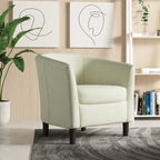 Fauteuils d'appoint modernes en forme de tonneau, Fauteuils club confortables