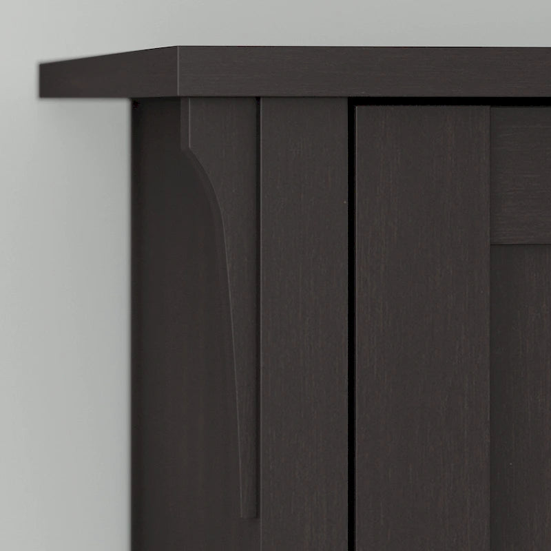 Bibliothèque haute Salinas à 5 étagères (Lot de 2) par Bush Furniture