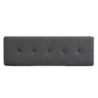 Banc de rangement pour chaussures, meuble à chaussures avec assise rembourrée et deux portes pour entrée