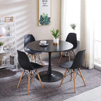 Ensemble table de salle à manger et 4-6 chaises moderne 5 pièces