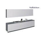 Collection Signature Cuisine Blanc Brillant Taille de la Base 13 pieds de large - 153x24