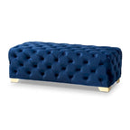 Banc ottoman en velours Gracewood Hollow Solanki