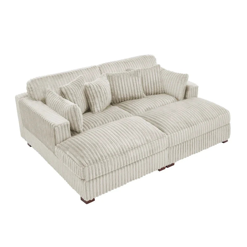 Canapé modulaire en tissu pour salon et chambre à coucher