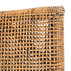 Chaise de jardin en rotin avec coussin 22 L x 24 P x 37 H 22L x 24P x 37H