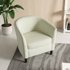 Fauteuils d'appoint modernes en forme de tonneau, Fauteuils club confortables