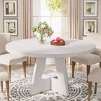 Table à manger ronde de 120 cm pour 4 personnes