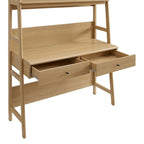 Bureau avec bibliothèque et tiroirs de rangement