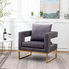Fauteuil d'appoint contemporain rembourré Lenola de Roundhill Furniture