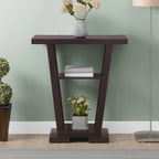Table console Newport V avec étagères de Convenience Concepts