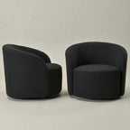 Fauteuil pivotant rembourré KINWELL de 86 cm de large (lot de 2)
