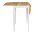 Table à manger avec rallonges expresso, 4 places