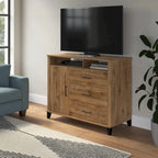 Meuble télé haut Somerset avec rangement par Bush Furniture