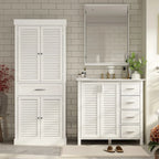 30 Portes d'armoire de salle de bain, Armoire de rangement, Meuble bas en bois