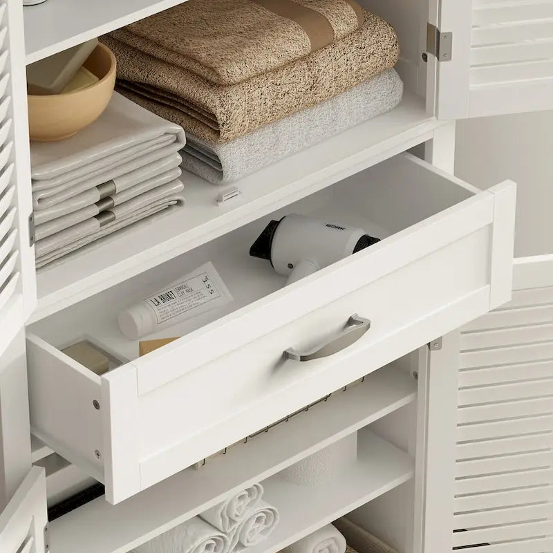 30 Portes d'armoire de salle de bain, Armoire de rangement, Meuble bas en bois
