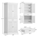 30 Portes d'armoire de salle de bain, Armoire de rangement, Meuble bas en bois