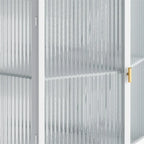 Meuble d'angle bas de 22,25 po avec porte en verre trempé et étagères de rangement