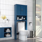 Organisateur de salle de bain peu encombrant au-dessus des toilettes