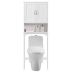 Organisateur de salle de bain peu encombrant au-dessus des toilettes
