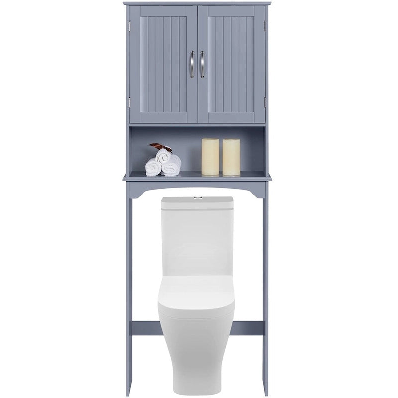 Organisateur de salle de bain peu encombrant au-dessus des toilettes