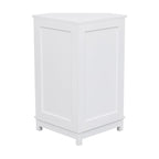 Armoire de salle de bain d'angle triangulaire avec étagère style moderne - 17,5 L x 17,5 l x 31,4 H