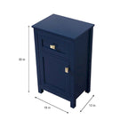 Meuble de salle de bain autoportant de 45 cm