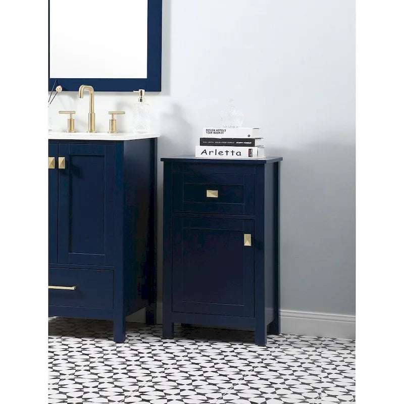 Meuble de salle de bain autoportant de 45 cm