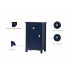 Meuble de salle de bain autoportant de 45 cm