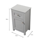 Meuble de salle de bain autoportant de 45 cm